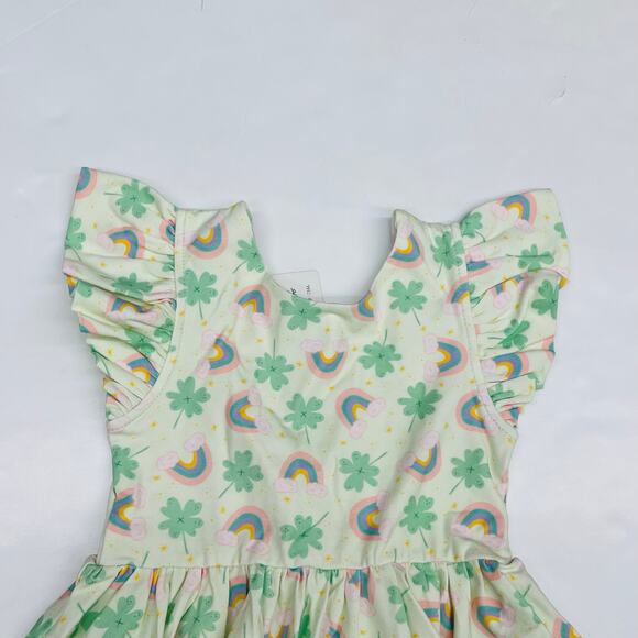NWT Ollie Jay Size 10 Olivia Dress in Lucky Print - Picture 3 of 6